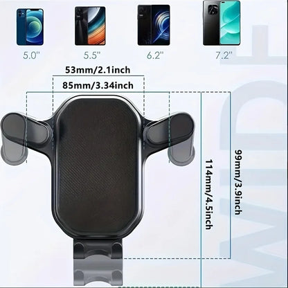 Autotelefon halter Auto Entlüftung sclip halterung Mobile Cell Stand Smartphone GPS-Unterstützung für 4, 5-6, 5-Zoll-Mobilgeräte