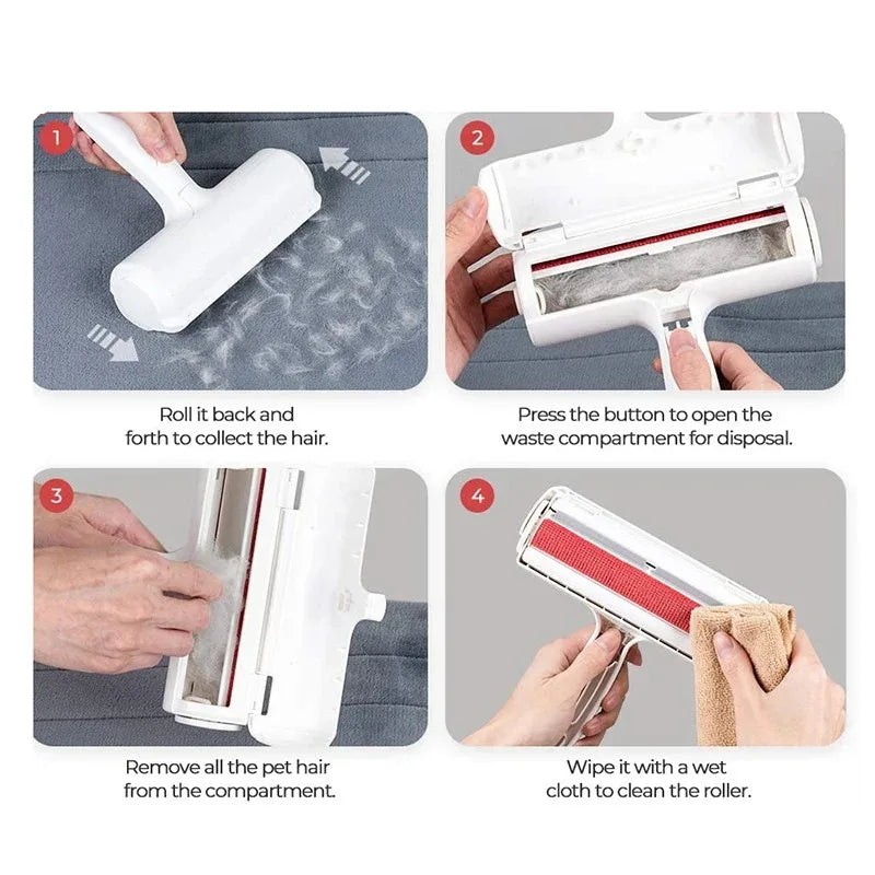 Pet Haarentferner Roller Pet Haar Entfernen Reinigung Entfernen Hund Katze Selbstreinigende Lint Pet Haarentferner Einhand Bedienen