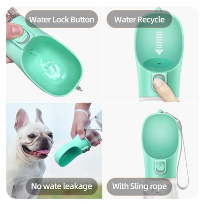 Hundewasserflasche für Haustiere, Hunde, Katzen, Wasserspender, Schüsseln, Outdoor-Reisen, auslaufsicher, für Welpen, Trinkbehälter, Mops, Chihuahua, Labrador