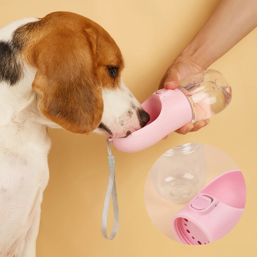 Hundewasserflasche für Haustiere, Hunde, Katzen, Wasserspender, Schüsseln, Outdoor-Reisen, auslaufsicher, für Welpen, Trinkbehälter, Mops, Chihuahua, Labrador