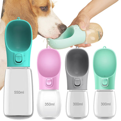 Hundewasserflasche für Haustiere, Hunde, Katzen, Wasserspender, Schüsseln, Outdoor-Reisen, auslaufsicher, für Welpen, Trinkbehälter, Mops, Chihuahua, Labrador