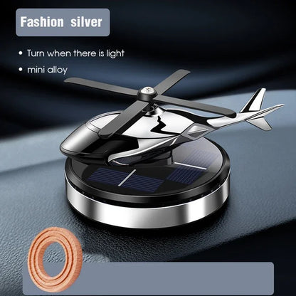 Helicopter Styling Solar Car air freshenerDecorative Aromatherapy Car interior accessories Propeller rotary perfume diffuser